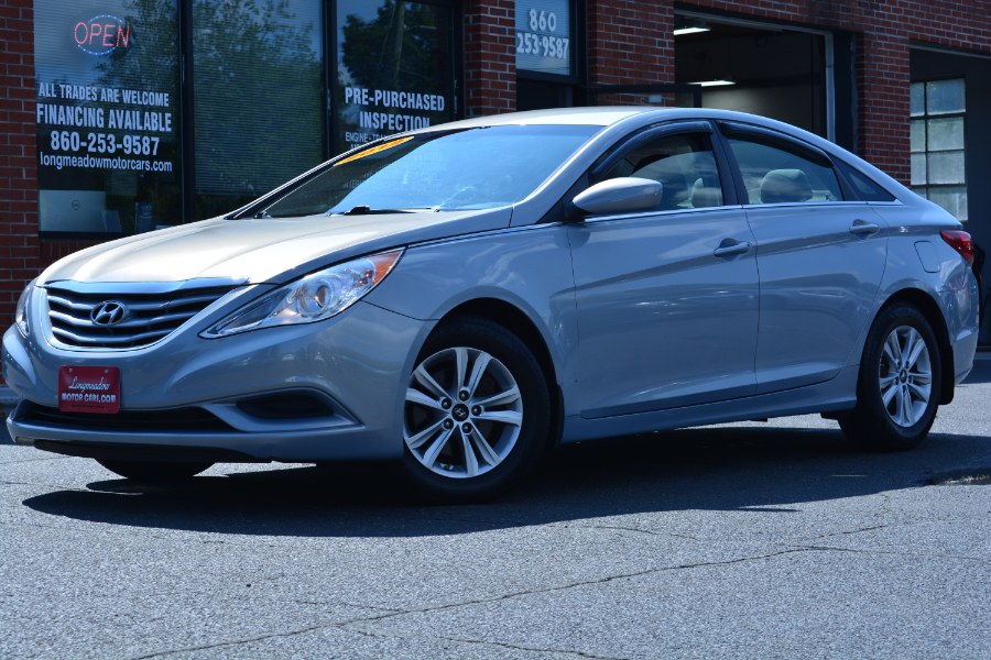 2012 Hyundai Sonata 4dr Sdn 2.4L Auto GLS, available for sale in ENFIELD, Connecticut | Longmeadow Motor Cars. ENFIELD, Connecticut