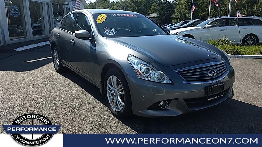 2011 Infiniti G37 Sedan 4dr x AWD, available for sale in Wilton, Connecticut | Performance Motor Cars Of Connecticut LLC. Wilton, Connecticut