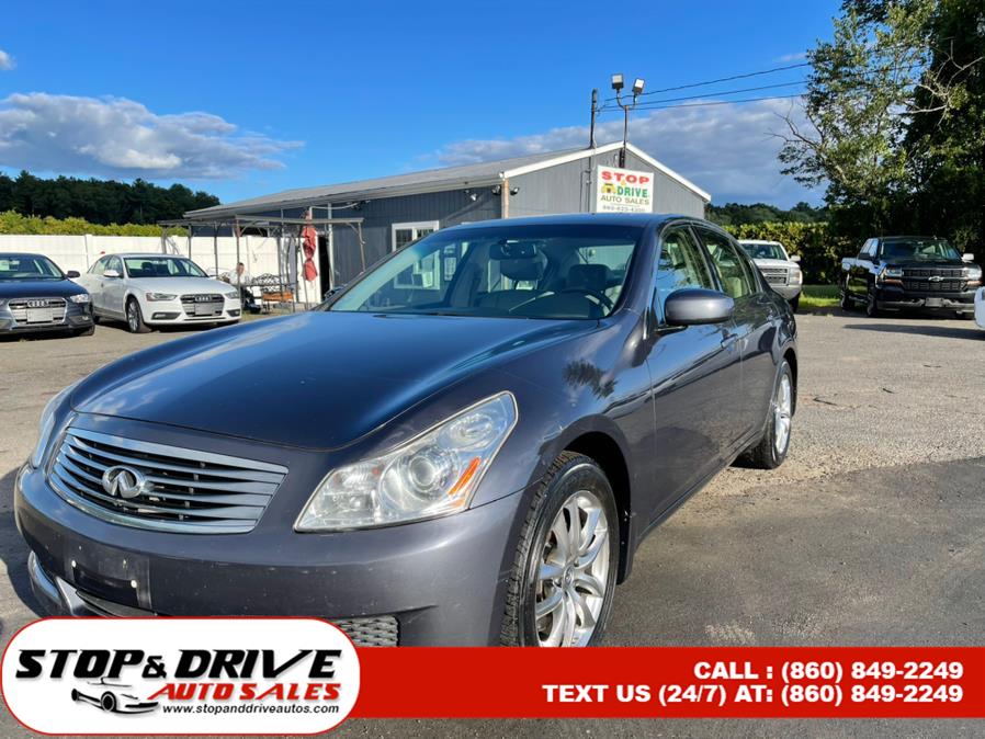 2007 Infiniti G35 Sedan 4dr Auto G35x AWD, available for sale in East Windsor, Connecticut | Stop & Drive Auto Sales. East Windsor, Connecticut