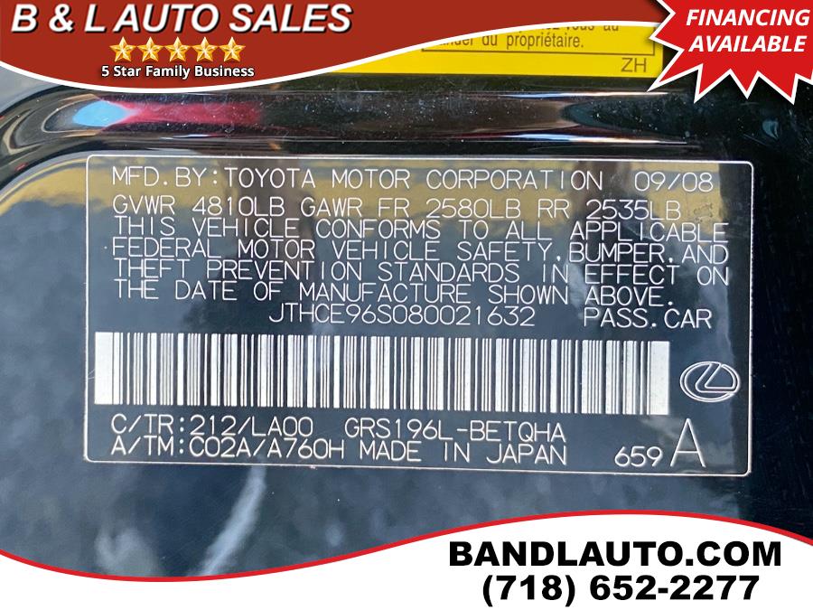 2008 Lexus GS 350 4dr Sedan AWD, available for sale in Bronx, New York | B & L Auto Sales LLC. Bronx, New York 2008 Lexus GS 350 4dr Sedan AWD, available for sale in Bronx, New York | B & L Auto Sales LLC. Bronx, New York