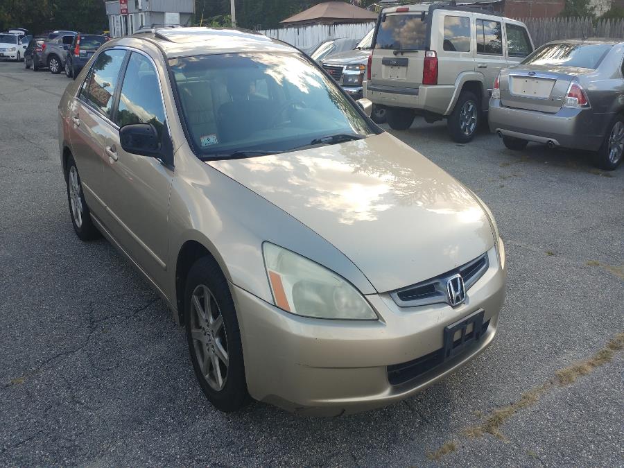 2003 Honda Accord Sdn EX Auto V6 w/Leather, available for sale in Chicopee, Massachusetts | Matts Auto Mall LLC. Chicopee, Massachusetts 2003 Honda Accord Sdn EX Auto V6 w/Leather, available for sale in Chicopee, Massachusetts | Matts Auto Mall LLC. Chicopee, Massachusetts