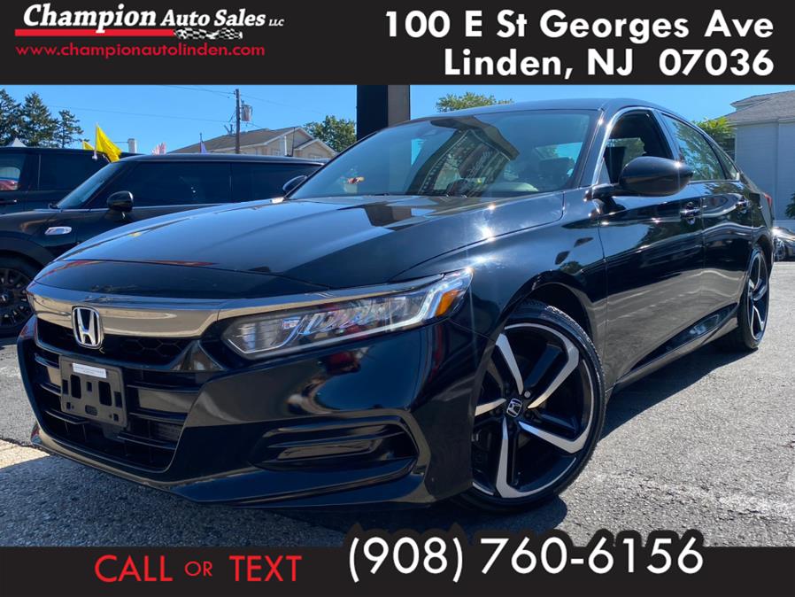 2018 Honda Accord Sedan Sport 1.5T CVT, available for sale in Linden, New Jersey | Champion Auto Sales. Linden, New Jersey