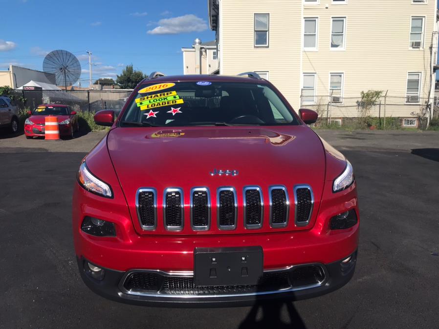 2016 Jeep Cherokee 4WD 4dr Limited, available for sale in Bridgeport, Connecticut | Affordable Motors Inc. Bridgeport, Connecticut