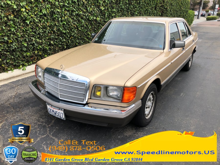 1983 Mercedes-Benz 380 Series 4dr Sedan 380SEL, available for sale in Garden Grove, California | Speedline Motors. Garden Grove, California