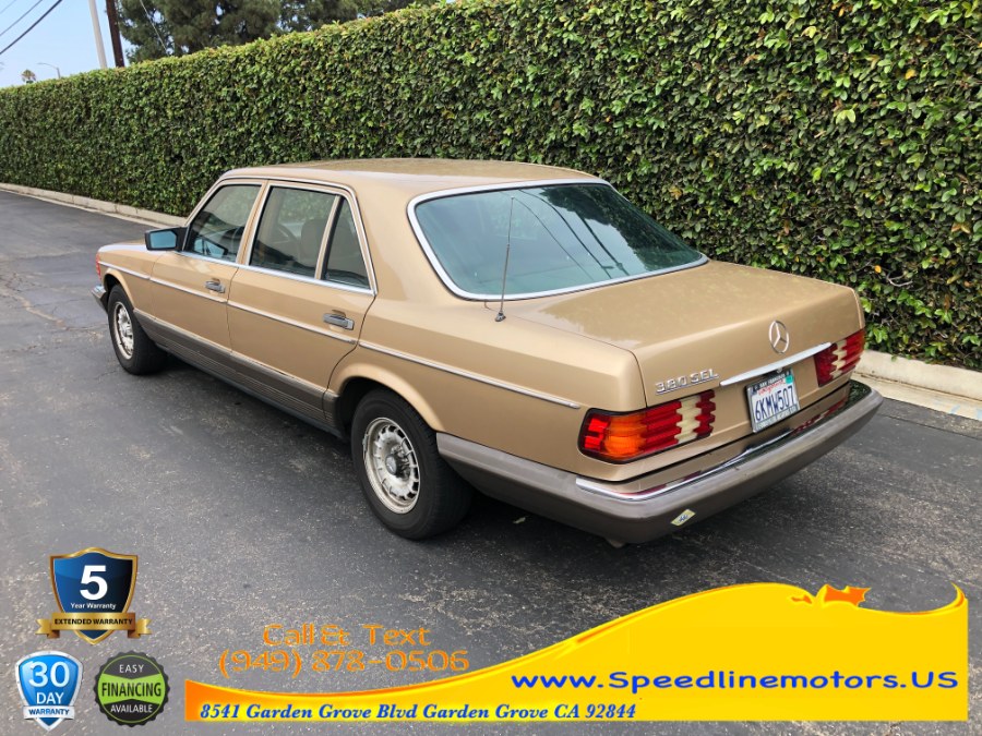 Used Mercedes-Benz 380 Series 4dr Sedan 380SEL 1983 | Speedline Motors. Garden Grove, California Used Mercedes-Benz 380 Series 4dr Sedan 380SEL 1983 | Speedline Motors. Garden Grove, California