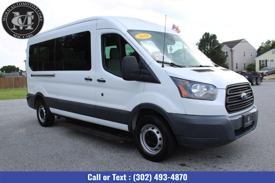 Used Ford Transit Passenger Van T-250 148" Med Rf 9000 GVWR Sliding RH Dr 2016 | Morsi Automotive Corp. New Castle, Delaware Used Ford Transit Passenger Van T-250 148" Med Rf 9000 GVWR Sliding RH Dr 2016 | Morsi Automotive Corp. New Castle, Delaware