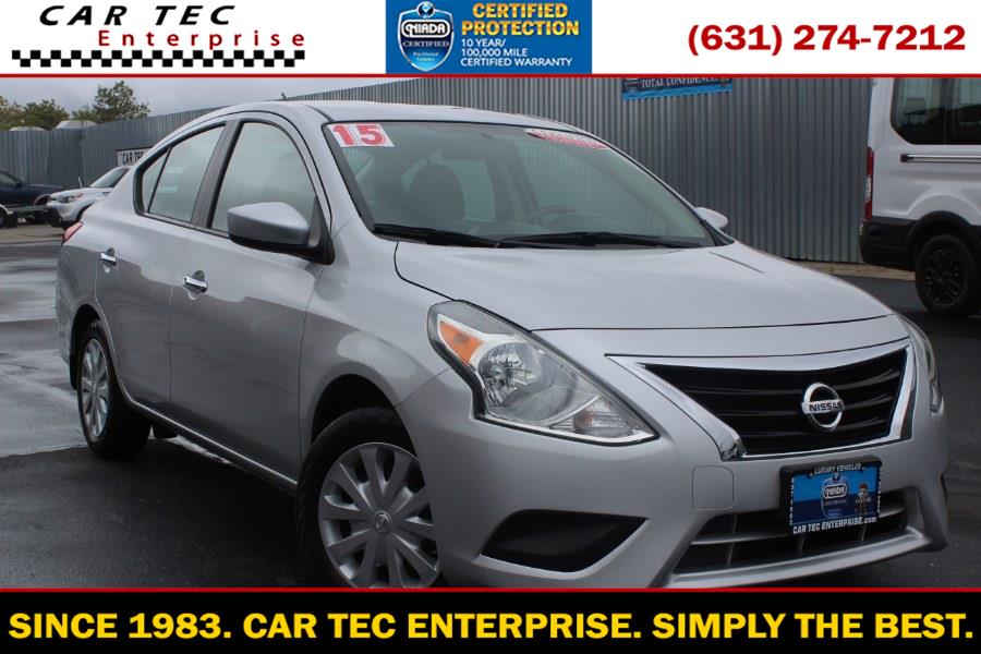 Used Nissan Versa 4dr Sdn CVT 1.6 SV 2015 | Car Tec Enterprise Leasing & Sales LLC. Deer Park, New York Used Nissan Versa 4dr Sdn CVT 1.6 SV 2015 | Car Tec Enterprise Leasing & Sales LLC. Deer Park, New York