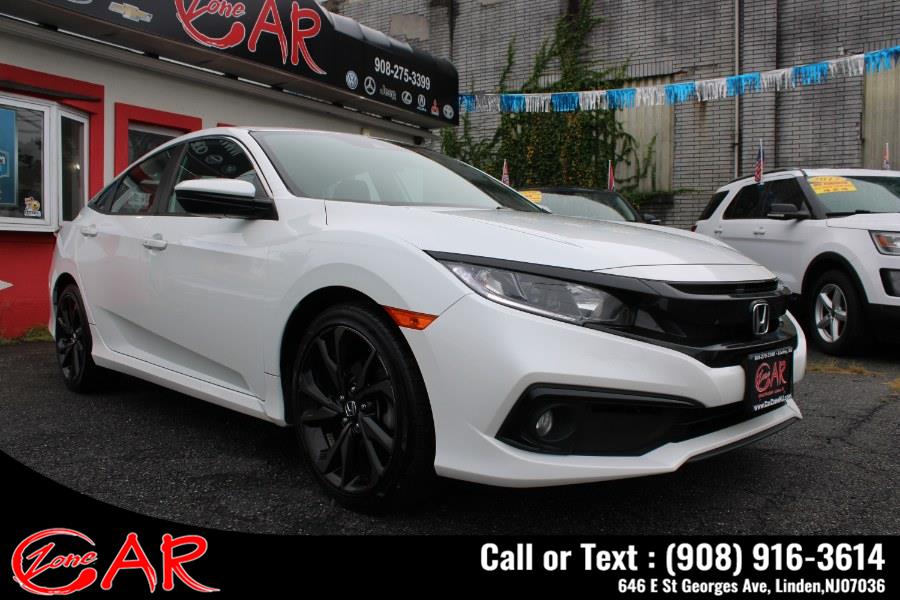 Used Honda Civic Sedan Sport CVT 2019 | Car Zone. Linden, New Jersey Used Honda Civic Sedan Sport CVT 2019 | Car Zone. Linden, New Jersey