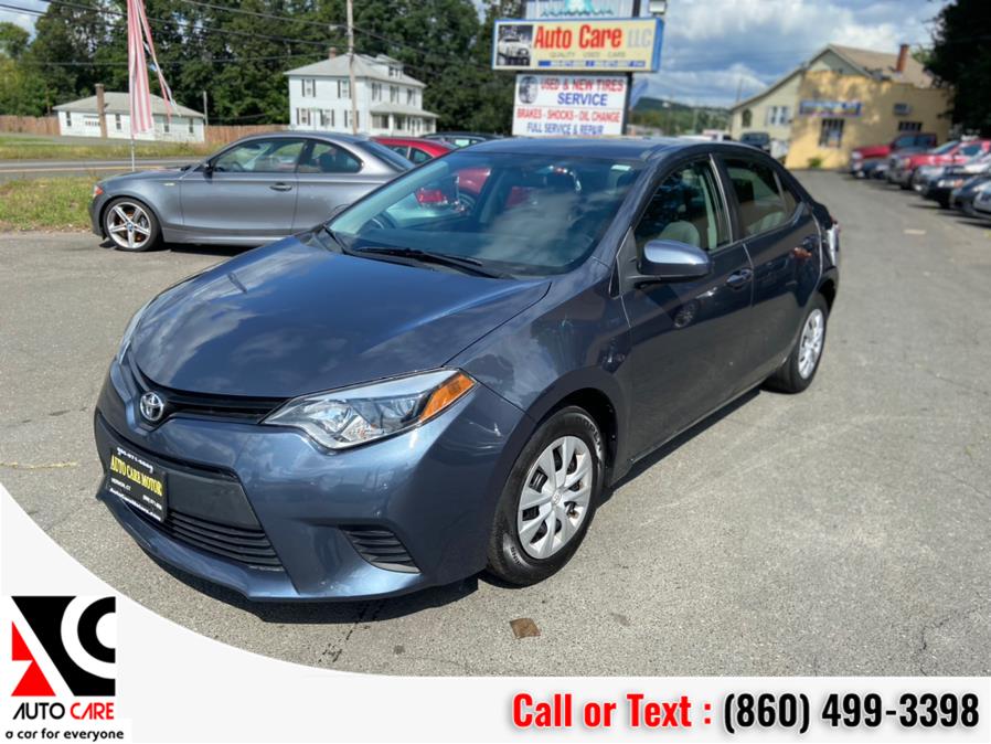 2015 Toyota Corolla 4dr Sdn CVT LE (Natl), available for sale in Vernon , Connecticut | Auto Care Motors. Vernon , Connecticut 2015 Toyota Corolla 4dr Sdn CVT LE (Natl), available for sale in Vernon , Connecticut | Auto Care Motors. Vernon , Connecticut