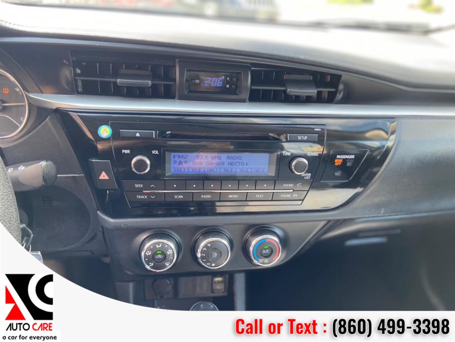 2015 Toyota Corolla 4dr Sdn CVT LE (Natl), available for sale in Vernon , Connecticut | Auto Care Motors. Vernon , Connecticut 2015 Toyota Corolla 4dr Sdn CVT LE (Natl), available for sale in Vernon , Connecticut | Auto Care Motors. Vernon , Connecticut
