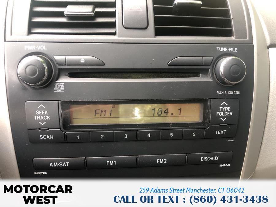 2010 Toyota Corolla 4dr Sdn Auto LE (Natl), available for sale in Manchester, Connecticut | Motorcar West. Manchester, Connecticut 2010 Toyota Corolla 4dr Sdn Auto LE (Natl), available for sale in Manchester, Connecticut | Motorcar West. Manchester, Connecticut