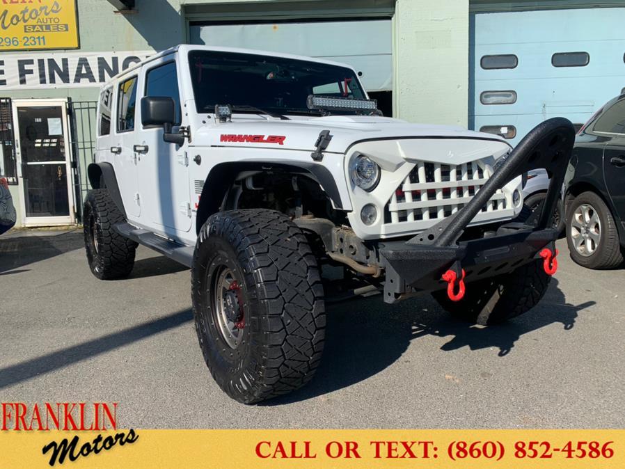 2018 Jeep Wrangler JK Unlimited Altitude 4x4, available for sale in Hartford, Connecticut | Franklin Motors Auto Sales LLC. Hartford, Connecticut