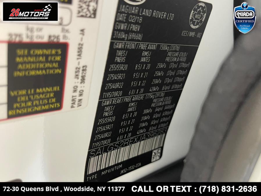 Used Land Rover Range Rover V8 Supercharged SWB 2018 | 26 Motors Queens. Woodside, New York Used Land Rover Range Rover V8 Supercharged SWB 2018 | 26 Motors Queens. Woodside, New York