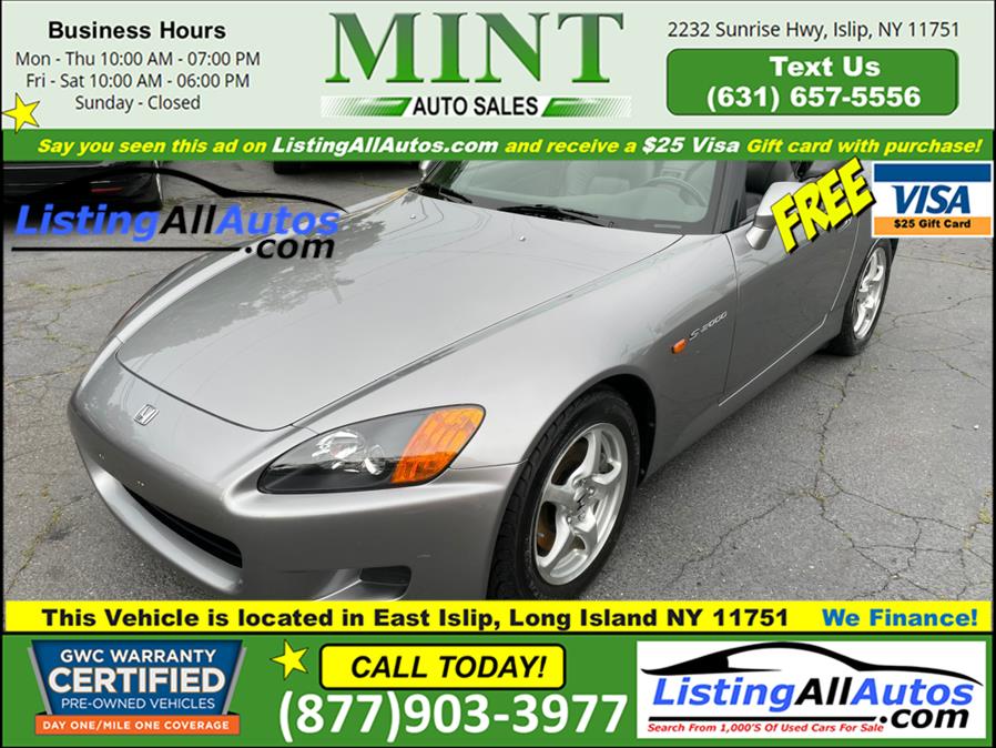 Used 2000 Honda S2000 in Patchogue, New York | www.ListingAllAutos.com. Patchogue, New York