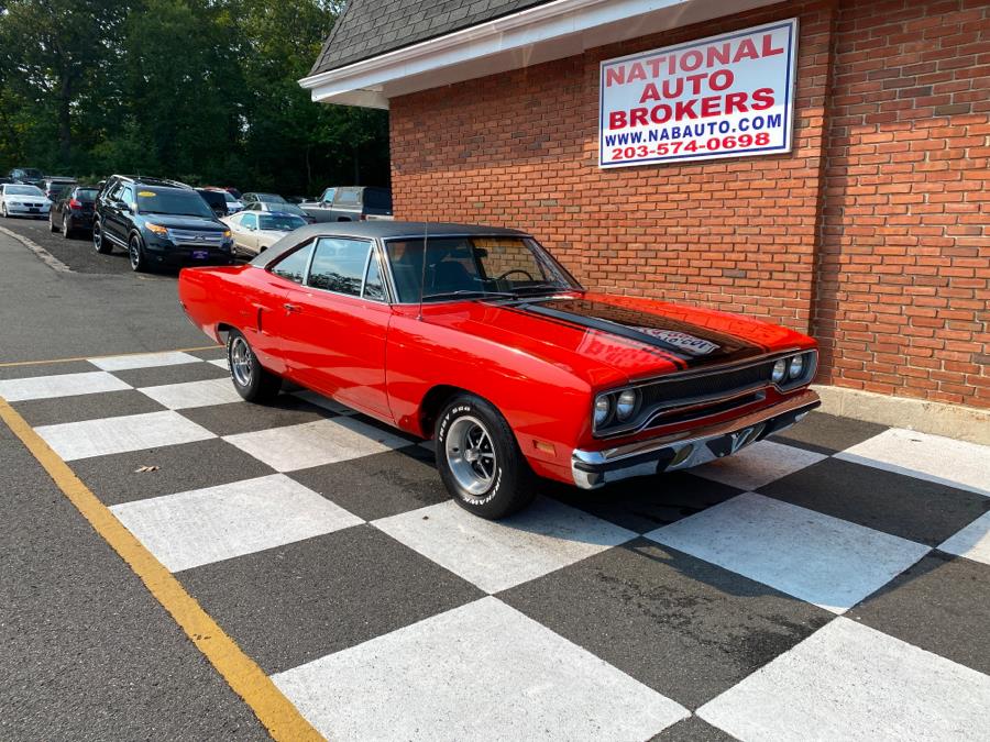 1970 Plymouth Roadrunner Coupe, available for sale in Waterbury, Connecticut | National Auto Brokers, Inc.. Waterbury, Connecticut