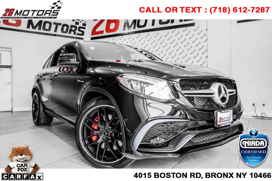 Used Mercedes-Benz GLE AMG GLE 63 S 4MATIC Coupe 2017 | 26 Motors Corp. Bronx, New York Used Mercedes-Benz GLE AMG GLE 63 S 4MATIC Coupe 2017 | 26 Motors Corp. Bronx, New York