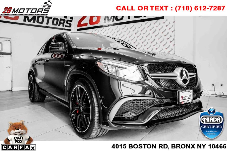 Used Mercedes-Benz GLE AMG GLE 63 S 4MATIC Coupe 2017 | 26 Motors Corp. Bronx, New York Used Mercedes-Benz GLE AMG GLE 63 S 4MATIC Coupe 2017 | 26 Motors Corp. Bronx, New York