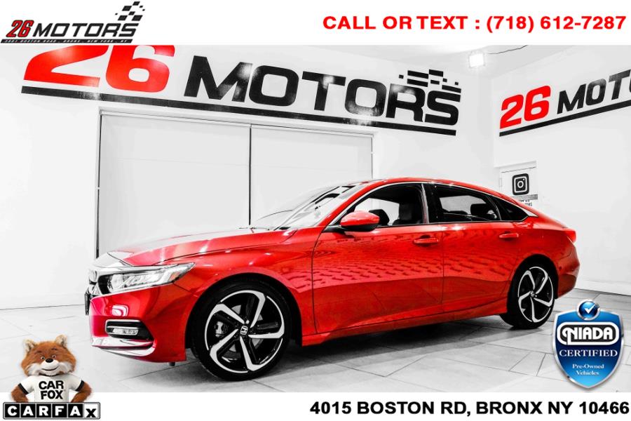 Used Honda Accord Sedan Sport 2.0T Auto 2019 | 26 Motors Corp. Bronx, New York Used Honda Accord Sedan Sport 2.0T Auto 2019 | 26 Motors Corp. Bronx, New York