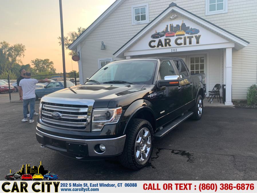 2013 Ford F-150 4WD SuperCrew 145" Lariat, available for sale in East Windsor, Connecticut | Car City LLC. East Windsor, Connecticut