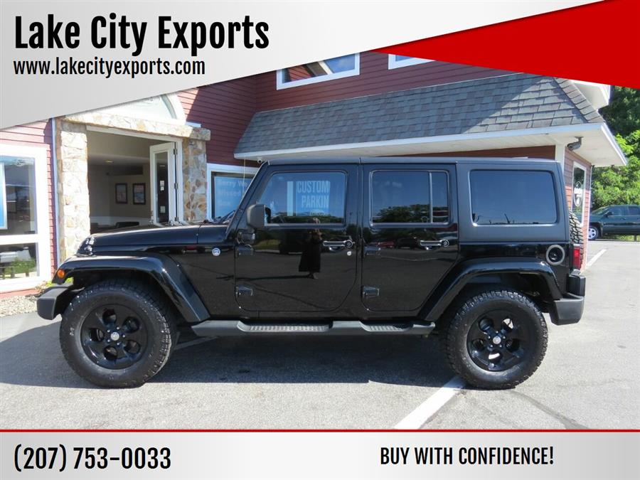 Used Jeep Wrangler Unlimited Sahara 4x4 4dr SUV 2014 | Lake City Exports Inc. Auburn, Maine Used Jeep Wrangler Unlimited Sahara 4x4 4dr SUV 2014 | Lake City Exports Inc. Auburn, Maine