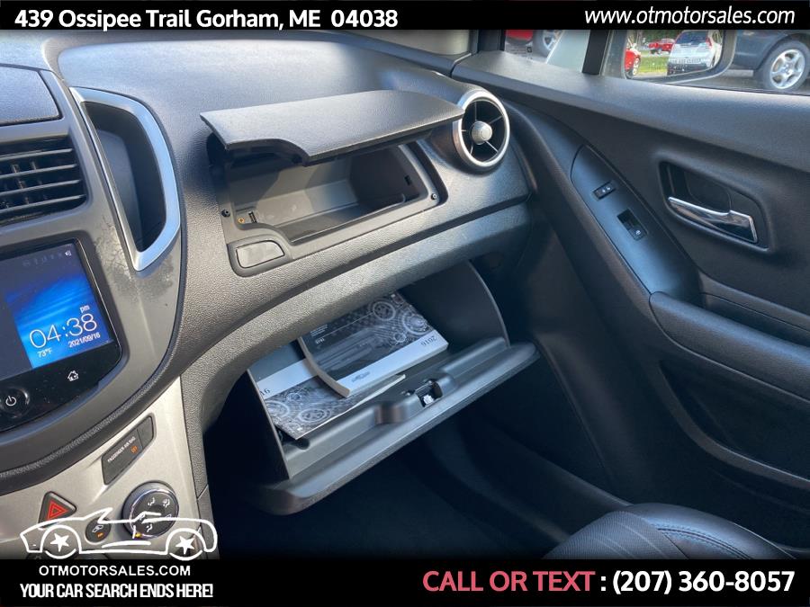 2016 Chevrolet Trax AWD 4dr LT, available for sale in Gorham, Maine | Ossipee Trail Motor Sales. Gorham, Maine 2016 Chevrolet Trax AWD 4dr LT, available for sale in Gorham, Maine | Ossipee Trail Motor Sales. Gorham, Maine