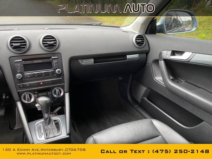 2010 Audi A3 4dr HB S tronic FrontTrak PZEV 2.0T Premium, available for sale in Waterbury, Connecticut | Platinum Auto Care. Waterbury, Connecticut 2010 Audi A3 4dr HB S tronic FrontTrak PZEV 2.0T Premium, available for sale in Waterbury, Connecticut | Platinum Auto Care. Waterbury, Connecticut