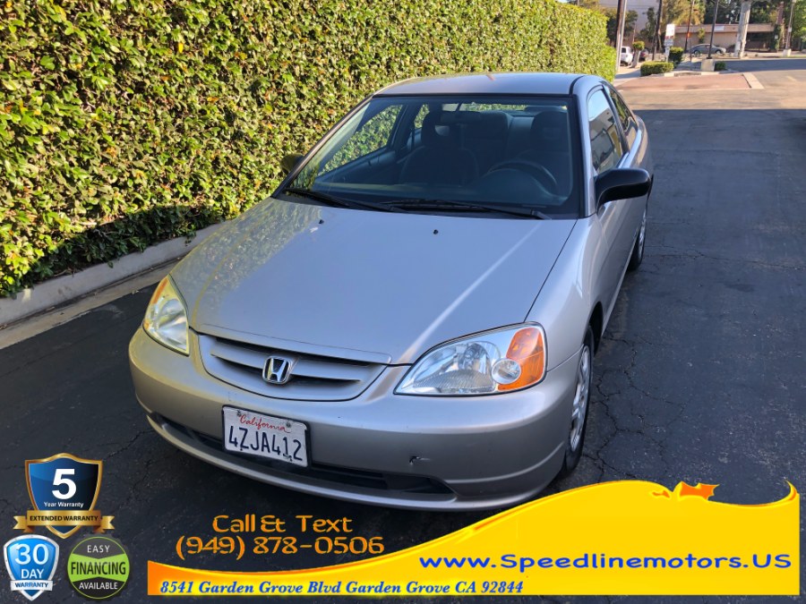 2002 Honda Civic 2dr Cpe LX Auto, available for sale in Garden Grove, California | Speedline Motors. Garden Grove, California