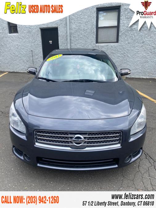 2011 Nissan Maxima 4dr Sdn V6 CVT 3.5 S, available for sale in Danbury, Connecticut | Feliz Used Auto Sales. Danbury, Connecticut 2011 Nissan Maxima 4dr Sdn V6 CVT 3.5 S, available for sale in Danbury, Connecticut | Feliz Used Auto Sales. Danbury, Connecticut
