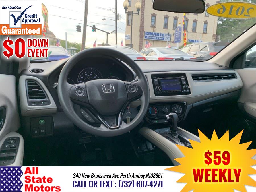 2016 Honda HR-V AWD 4dr CVT LX, available for sale in Perth Amboy, New Jersey | All State Motor Inc. Perth Amboy, New Jersey 2016 Honda HR-V AWD 4dr CVT LX, available for sale in Perth Amboy, New Jersey | All State Motor Inc. Perth Amboy, New Jersey