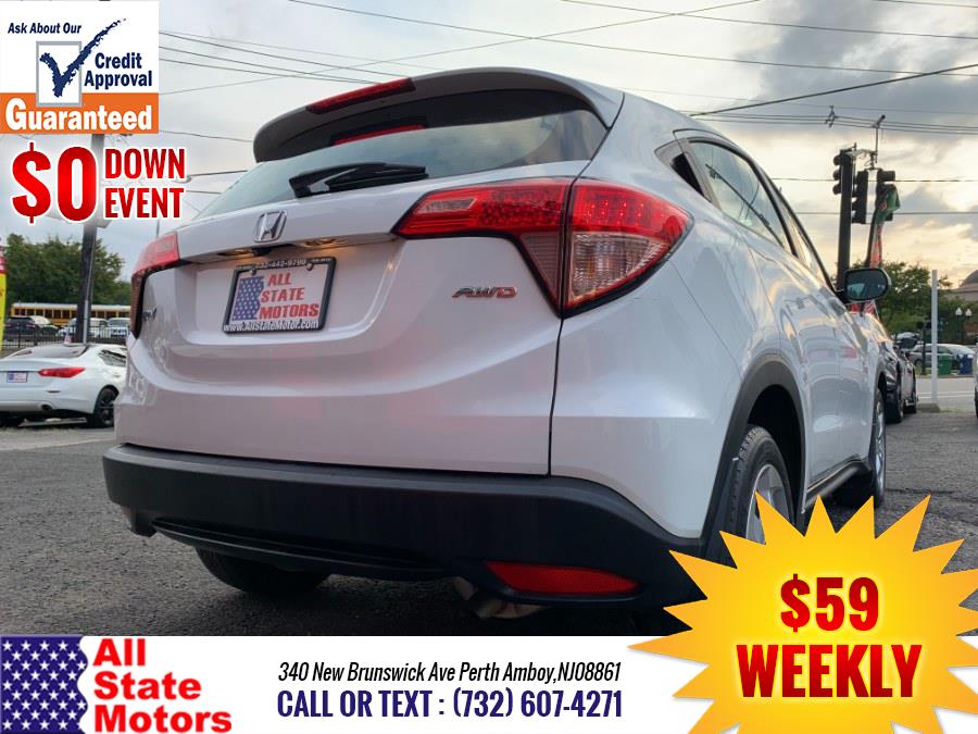 2016 Honda HR-V AWD 4dr CVT LX, available for sale in Perth Amboy, New Jersey | All State Motor Inc. Perth Amboy, New Jersey 2016 Honda HR-V AWD 4dr CVT LX, available for sale in Perth Amboy, New Jersey | All State Motor Inc. Perth Amboy, New Jersey