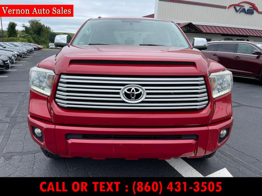 Used Toyota Tundra 4WD Truck CrewMax 5.7L V8 6-Spd AT Platinum (Natl) 2014 | Vernon Auto Sale & Service. Manchester, Connecticut Used Toyota Tundra 4WD Truck CrewMax 5.7L V8 6-Spd AT Platinum (Natl) 2014 | Vernon Auto Sale & Service. Manchester, Connecticut