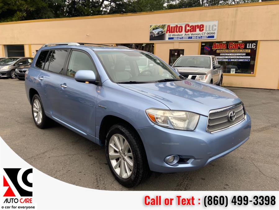 Used Toyota Highlander Hybrid 4WD 4dr Limited w/3rd Row (Natl) 2009 | Auto Care Motors. Vernon , Connecticut