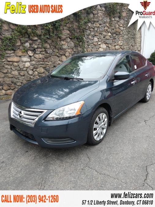 2014 Nissan Sentra 4dr Sdn I4 CVT SV, available for sale in Danbury, Connecticut | Feliz Used Auto Sales. Danbury, Connecticut
