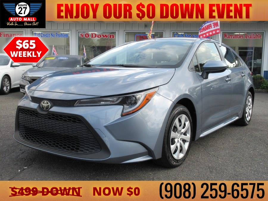 2020 Toyota Corolla LE CVT (Natl), available for sale in Linden, New Jersey | Route 27 Auto Mall. Linden, New Jersey