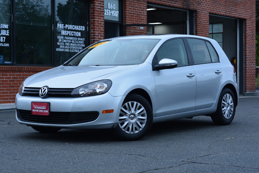 2012 Volkswagen Golf 4dr HB Auto w/Conv & Sunroof PZEV, available for sale in ENFIELD, Connecticut | Longmeadow Motor Cars. ENFIELD, Connecticut