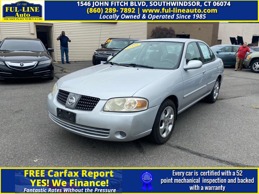 2005 Nissan Sentra 4dr Sdn I4 Auto 1.8 S ULEV, available for sale in South Windsor , Connecticut | Ful-line Auto LLC. South Windsor , Connecticut