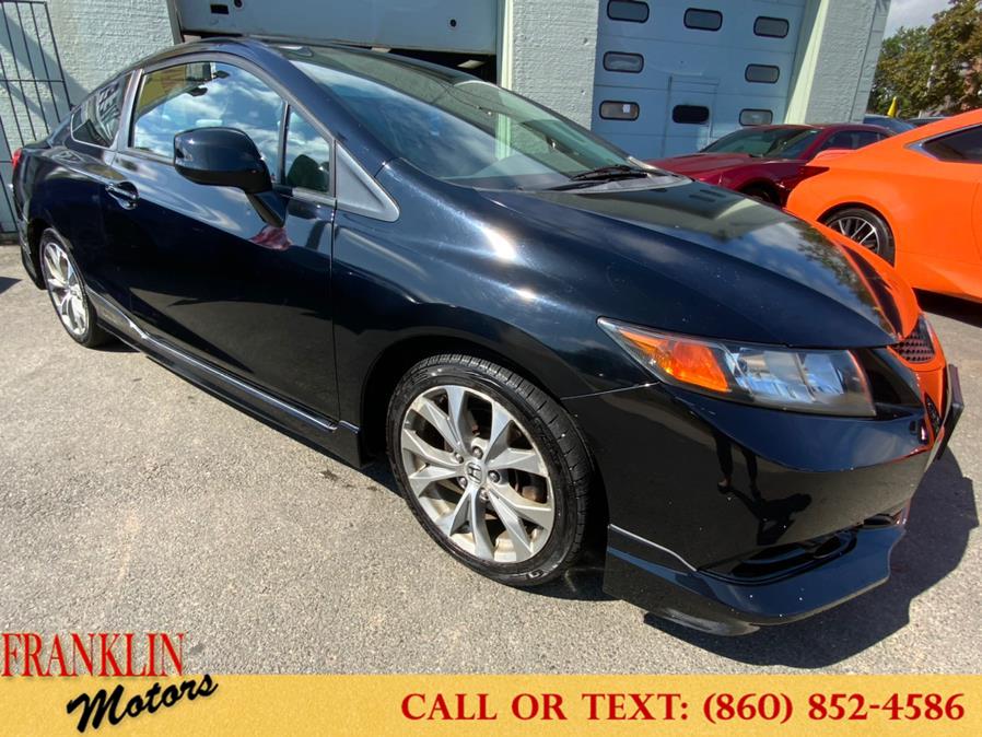 2012 Honda Civic Cpe 2dr Man Si w/Summer Tires & Navi, available for sale in Hartford, Connecticut | Franklin Motors Auto Sales LLC. Hartford, Connecticut