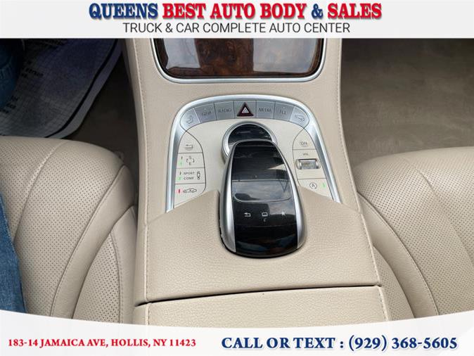2015 Mercedes-Benz S-Class 4dr Sdn S550 4MATIC, available for sale in Hollis, New York | Queens Best Auto Body / Sales. Hollis, New York 2015 Mercedes-Benz S-Class 4dr Sdn S550 4MATIC, available for sale in Hollis, New York | Queens Best Auto Body / Sales. Hollis, New York