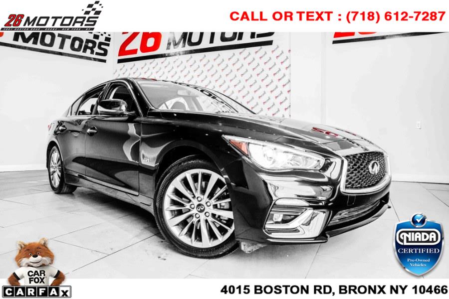 Used INFINITI Q50 2.0t LUXE AWD 2018 | 26 Motors Corp. Bronx, New York Used INFINITI Q50 2.0t LUXE AWD 2018 | 26 Motors Corp. Bronx, New York