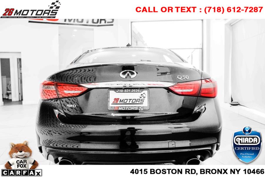 Used INFINITI Q50 2.0t LUXE AWD 2018 | 26 Motors Corp. Bronx, New York Used INFINITI Q50 2.0t LUXE AWD 2018 | 26 Motors Corp. Bronx, New York