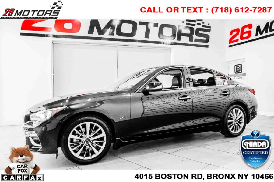 Used INFINITI Q50 2.0t LUXE AWD 2018 | 26 Motors Corp. Bronx, New York Used INFINITI Q50 2.0t LUXE AWD 2018 | 26 Motors Corp. Bronx, New York