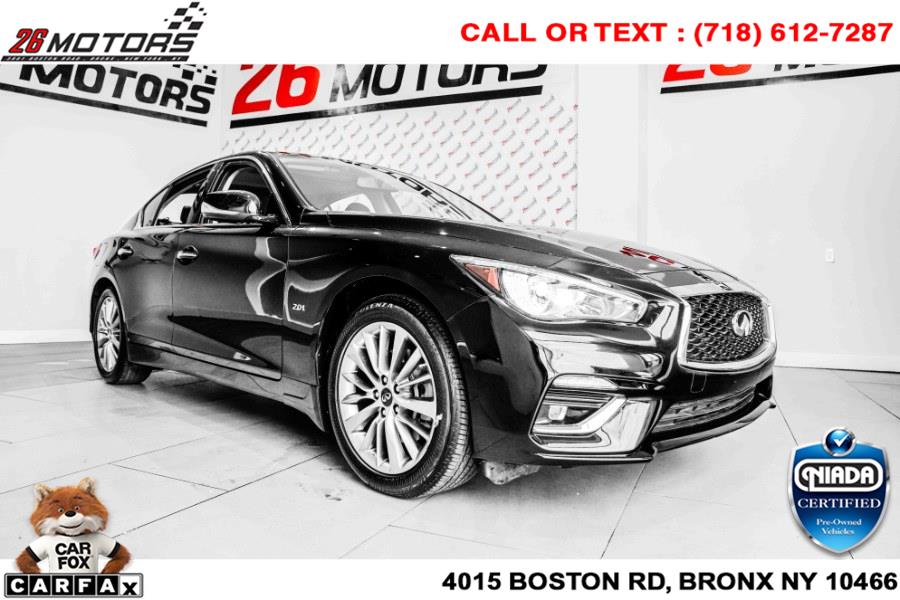 Used INFINITI Q50 2.0t LUXE AWD 2018 | 26 Motors Corp. Bronx, New York Used INFINITI Q50 2.0t LUXE AWD 2018 | 26 Motors Corp. Bronx, New York