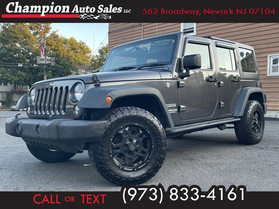 2017 Jeep Wrangler Unlimited Sport RHD 4x4, available for sale in Newark, New Jersey | Champion Auto Sales. Newark, New Jersey 2017 Jeep Wrangler Unlimited Sport RHD 4x4, available for sale in Newark, New Jersey | Champion Auto Sales. Newark, New Jersey