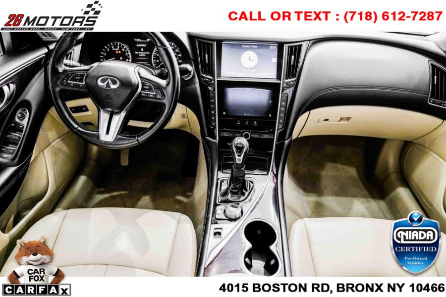Used INFINITI Q50 3.0t LUXE AWD 2018 | 26 Motors Corp. Bronx, New York Used INFINITI Q50 3.0t LUXE AWD 2018 | 26 Motors Corp. Bronx, New York