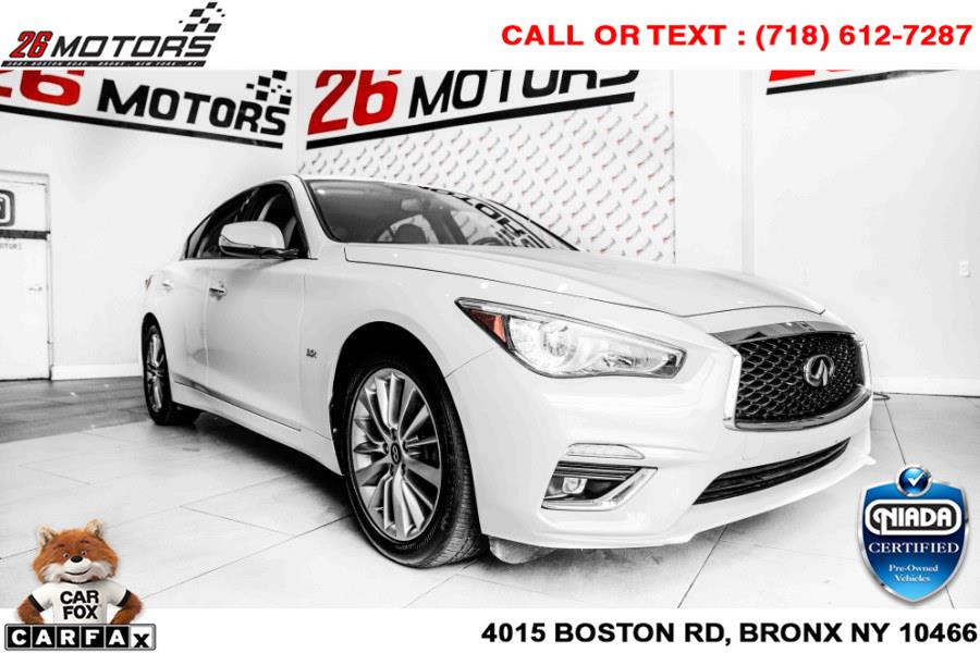 Used INFINITI Q50 3.0t LUXE AWD 2018 | 26 Motors Corp. Bronx, New York Used INFINITI Q50 3.0t LUXE AWD 2018 | 26 Motors Corp. Bronx, New York