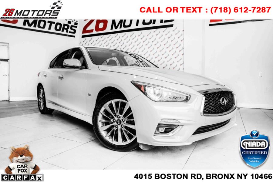 Used INFINITI Q50 3.0t LUXE AWD 2018 | 26 Motors Corp. Bronx, New York Used INFINITI Q50 3.0t LUXE AWD 2018 | 26 Motors Corp. Bronx, New York