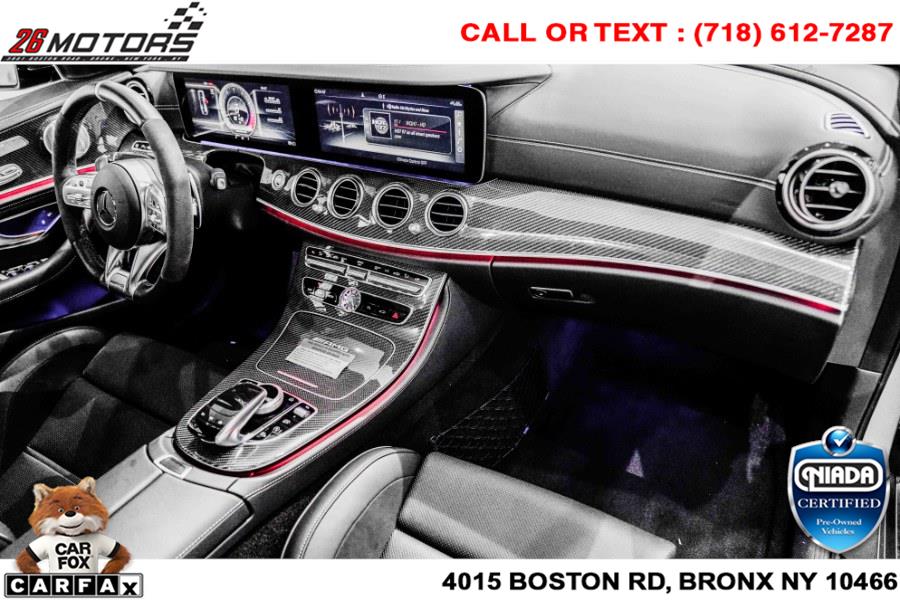 Used Mercedes-Benz E-Class AMG E 63 S 4MATIC+ Sedan 2019 | 26 Motors Corp. Bronx, New York Used Mercedes-Benz E-Class AMG E 63 S 4MATIC+ Sedan 2019 | 26 Motors Corp. Bronx, New York