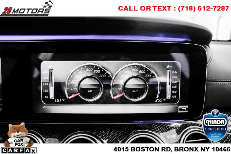 Used Mercedes-Benz E-Class AMG E 63 S 4MATIC+ Sedan 2019 | 26 Motors Corp. Bronx, New York Used Mercedes-Benz E-Class AMG E 63 S 4MATIC+ Sedan 2019 | 26 Motors Corp. Bronx, New York