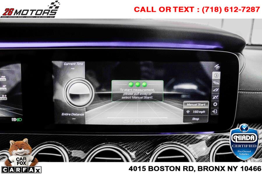 Used Mercedes-Benz E-Class AMG E 63 S 4MATIC+ Sedan 2019 | 26 Motors Corp. Bronx, New York Used Mercedes-Benz E-Class AMG E 63 S 4MATIC+ Sedan 2019 | 26 Motors Corp. Bronx, New York