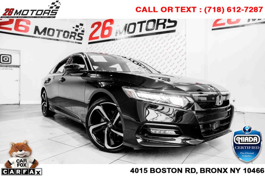 Used Honda Accord Sedan Sport 1.5T CVT 2018 | 26 Motors Corp. Bronx, New York Used Honda Accord Sedan Sport 1.5T CVT 2018 | 26 Motors Corp. Bronx, New York